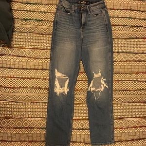 Hollister high rise mom jeans